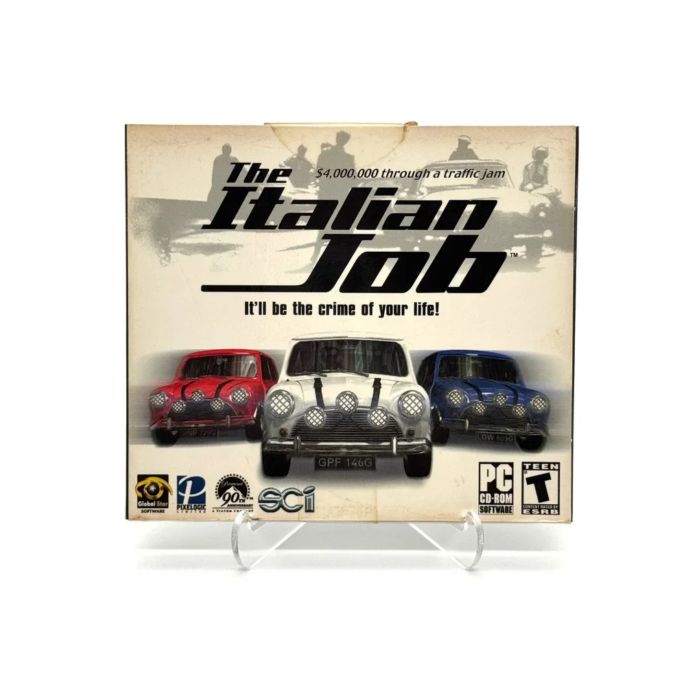 The Italian Job PC CD-ROM Game 2002 Global Star Software New Sealed Box